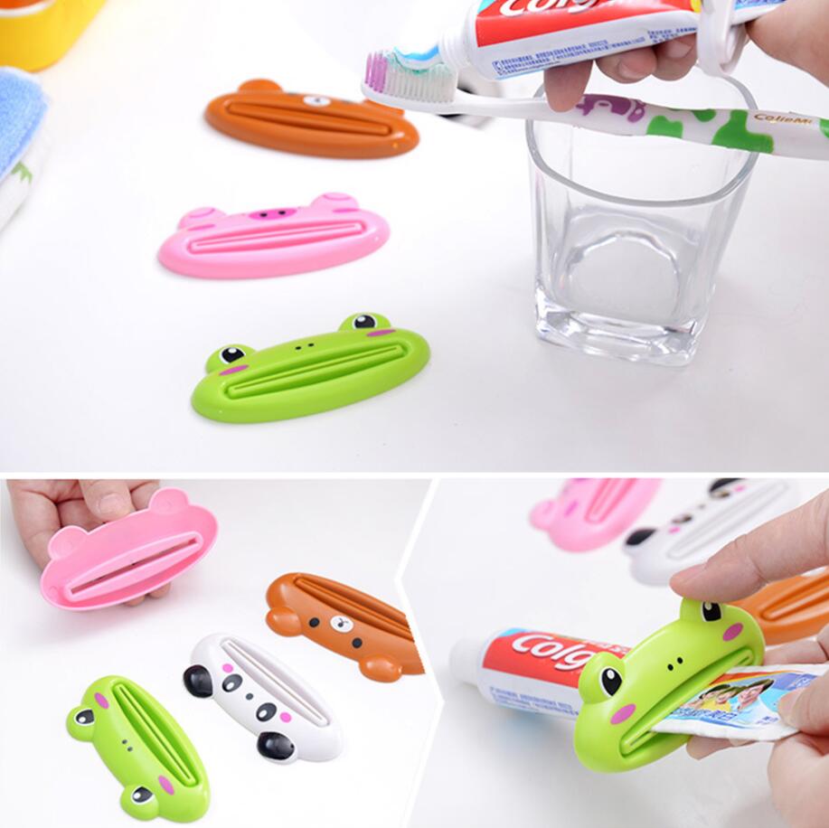 Home Multifunctionele cartoon handmatige tandpasta dispenser crème buis squeezer badkamer squeeze pasta extruderen clip knijpende klem