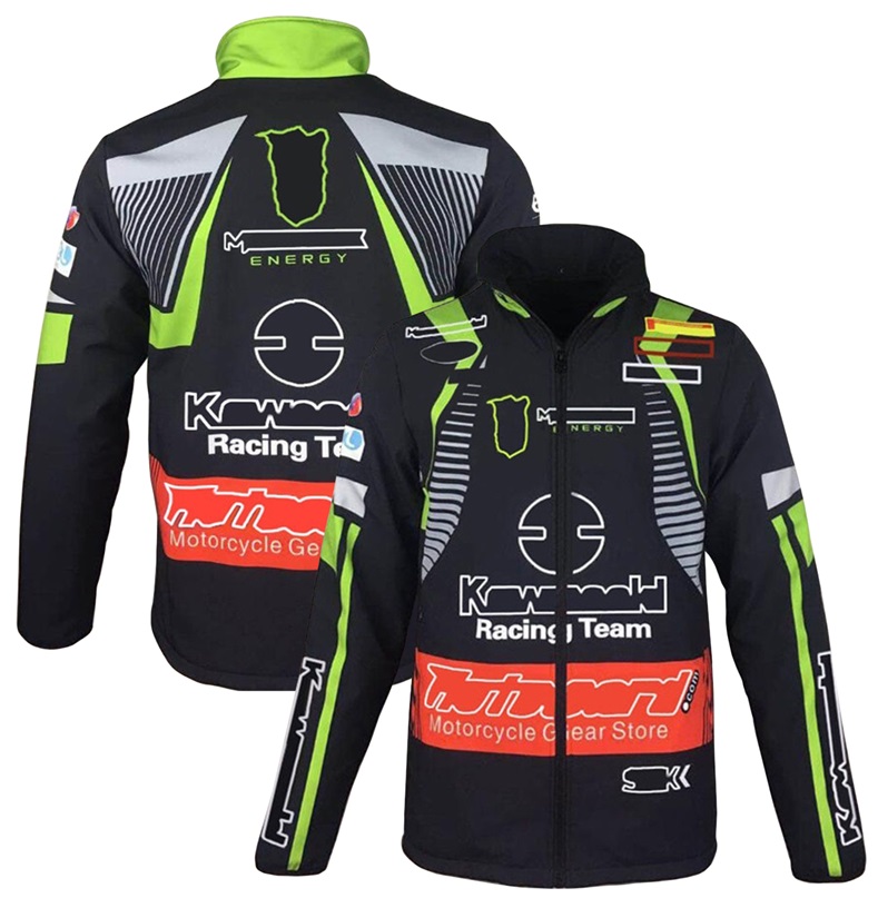 Off-road motortrui nieuwe teamkleding verdikte winddichte race-sweaterjas in de winter