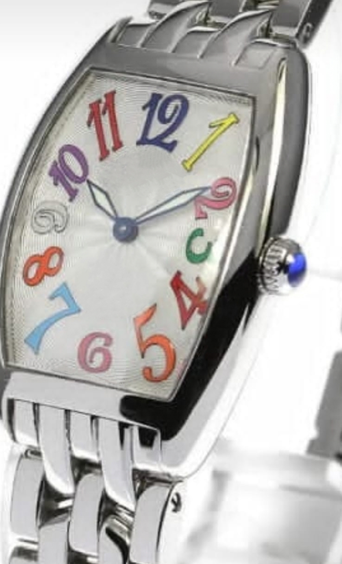 Şık kadın kuvars saat 28mm gümüş paslanmaz çelik kasa elektronik hareket zarif klasik şarap fıçı tipi tasarımcı saat