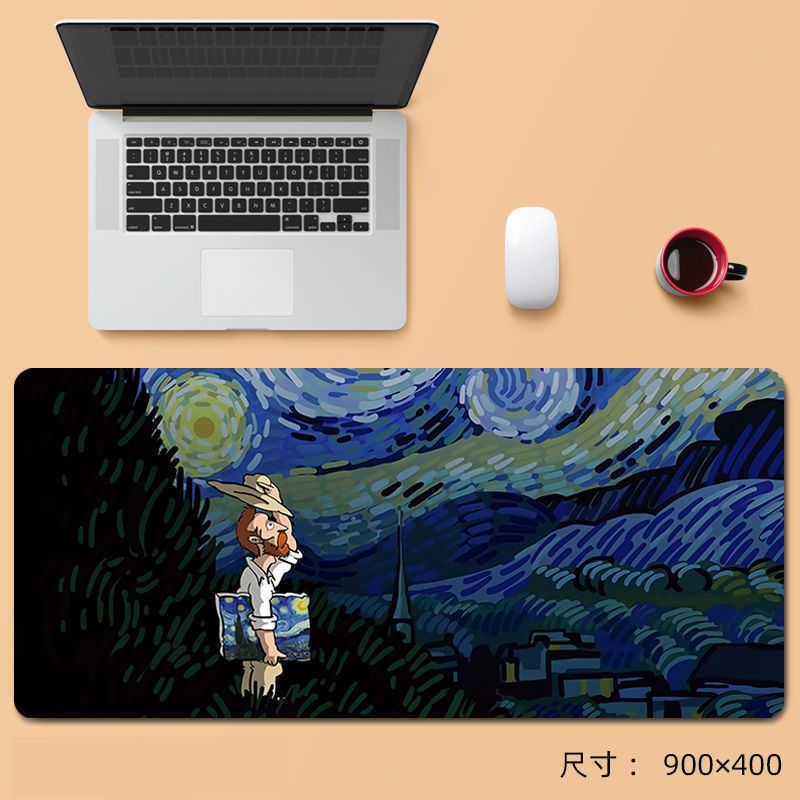 S￶t Gamer Gaming Mouse Pad Computer Tangentboard Mat Pad Pad Pad f￶r 80x30 cm Stor skrivbord S PC Deskpad