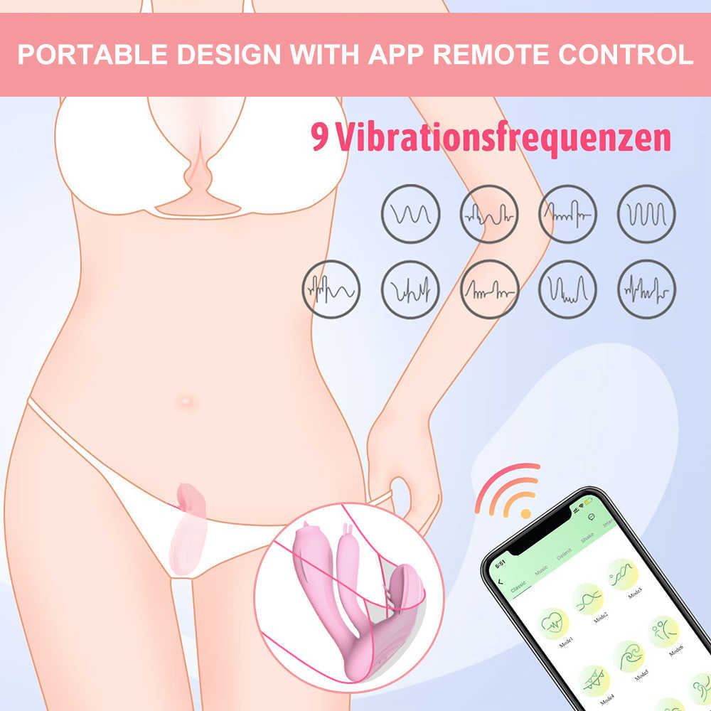 Компания красоты Bluetooths Vibrador sem fio para as Mulheres aplicativo de controle remoto vibrando calcinha g local clitris anculador brinquedos sexyuais