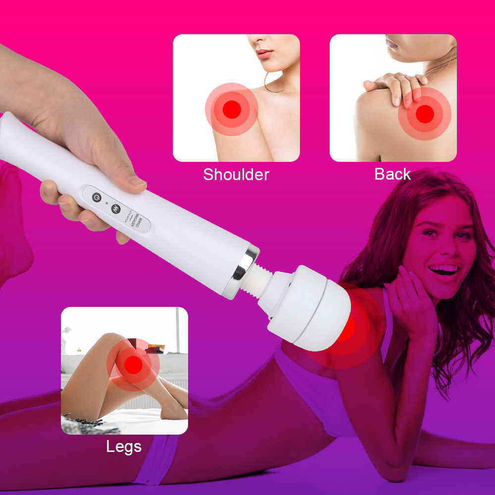 Schönheit Gegenstände riesige magische Zauberstab Vibratoren für Frauen Erotikspielzeug Big Av Stick Frau G Spot Massagebericht Clitoris Stimulator Erwachsener sexy Frau