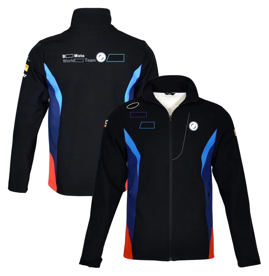 2022 ركوب الدراجات النارية سترة Motorrad Racing Zip Cotton Hoodie في الهواء الطلق الرياضة غير الرسمية الشتاء من النوع الثقيل