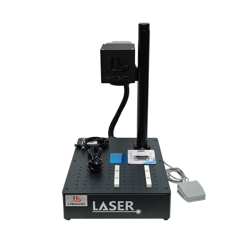 Dismonterad Ly Desktop Mini Galvo Scanner Align System allt i ett optiskt fiberlaserformat Markeringsmaskin 20W 30W 50W 50W