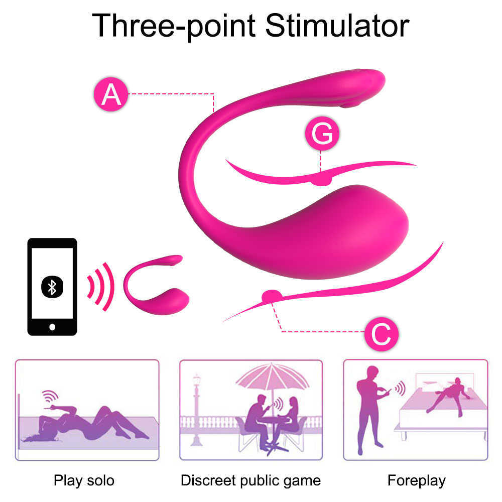 Beauty Items sexy Toys Vibrator For Women Bluetooth Wear Vibrating Egg Wireless APP Control Bullet Vibrators Vaginal Ball Clitoris Stimulator