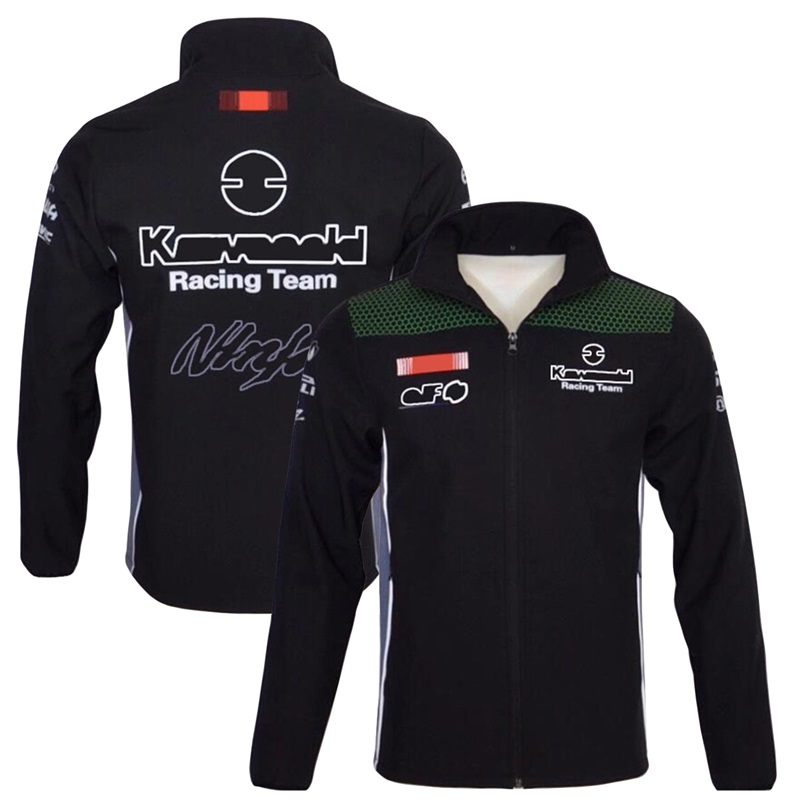 Off-road motortrui nieuwe teamkleding verdikte winddichte race-sweaterjas in de winter