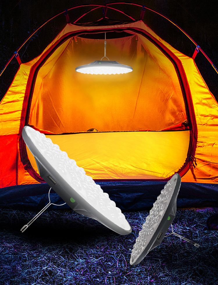 200w uppladdningsbar campinglykta ljus tält lykta bärbar hög effekt USB -laddningskrok akut fiske coleman propan mässing lyktor