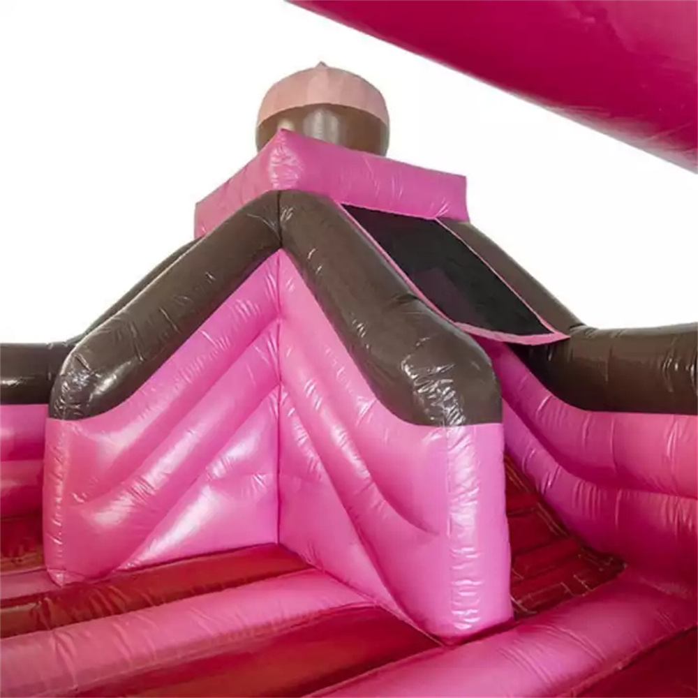 Estilo exclusivo de estilo exclusivo trampolins infantil combina de dança inflável para casas de bolo eventos de festa de salto de salto por porta a porta