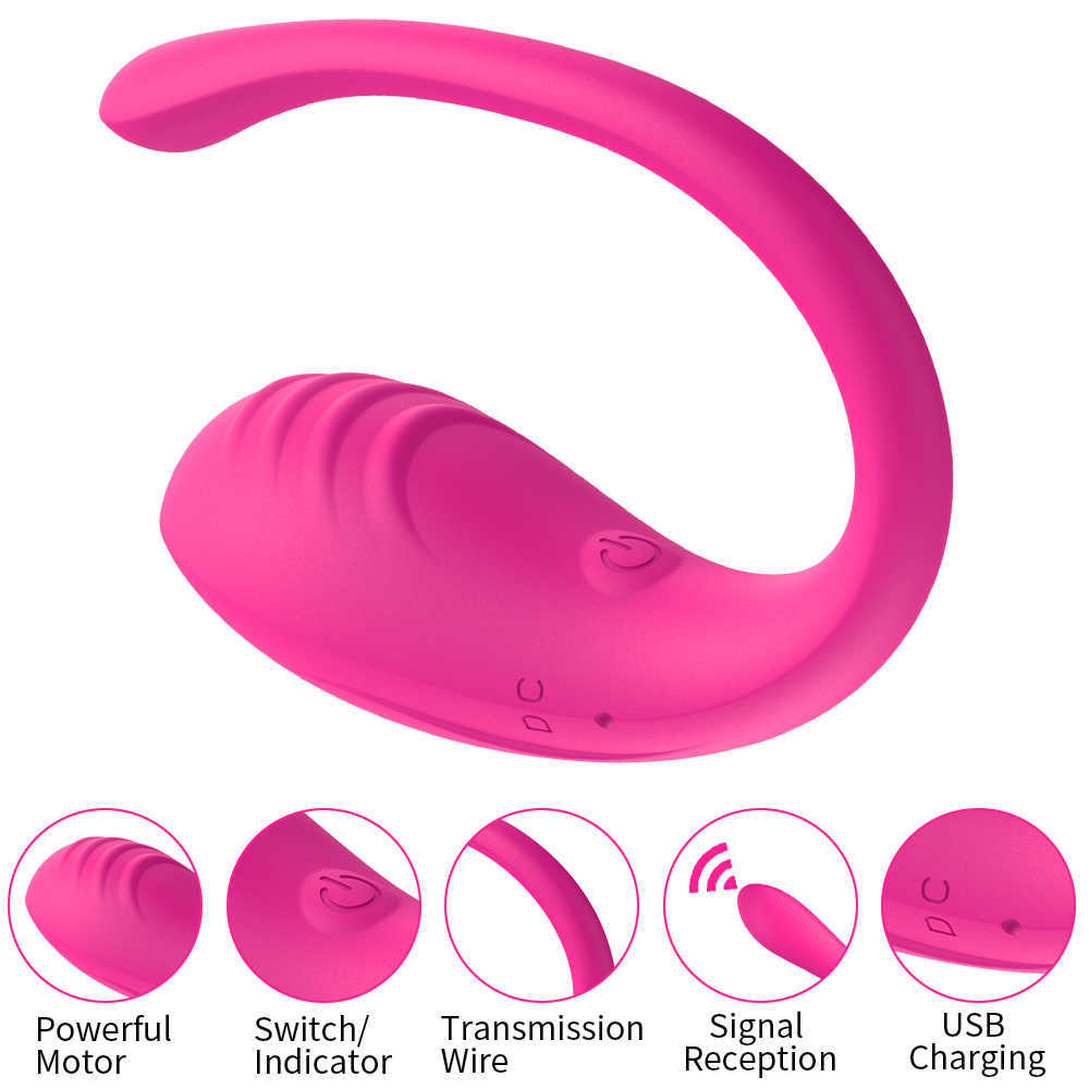 Beauty Items Verbesserter APP-Steuerungsvibrator 9 Leistungsstarker vibrierender Vaginalball Tragbarer Stimulator Erotik-Ei Erwachsene sexy Spielzeuge für Frauenvergnügen