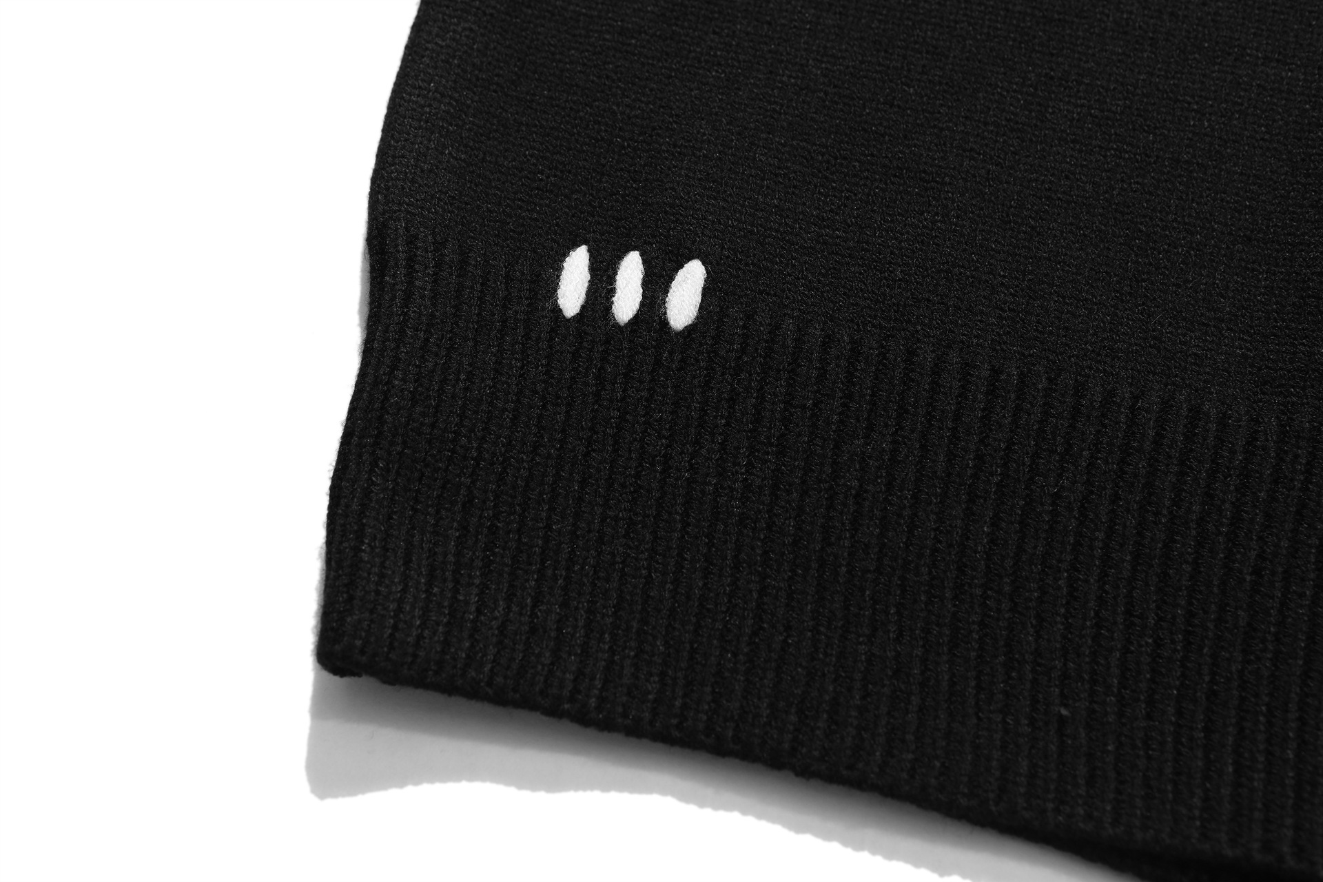 Suéteres masculinos Logotipo Tassel Tassel Jacquard High Street Round Gcond Sweater Pullover Casal Knitwear Women Black