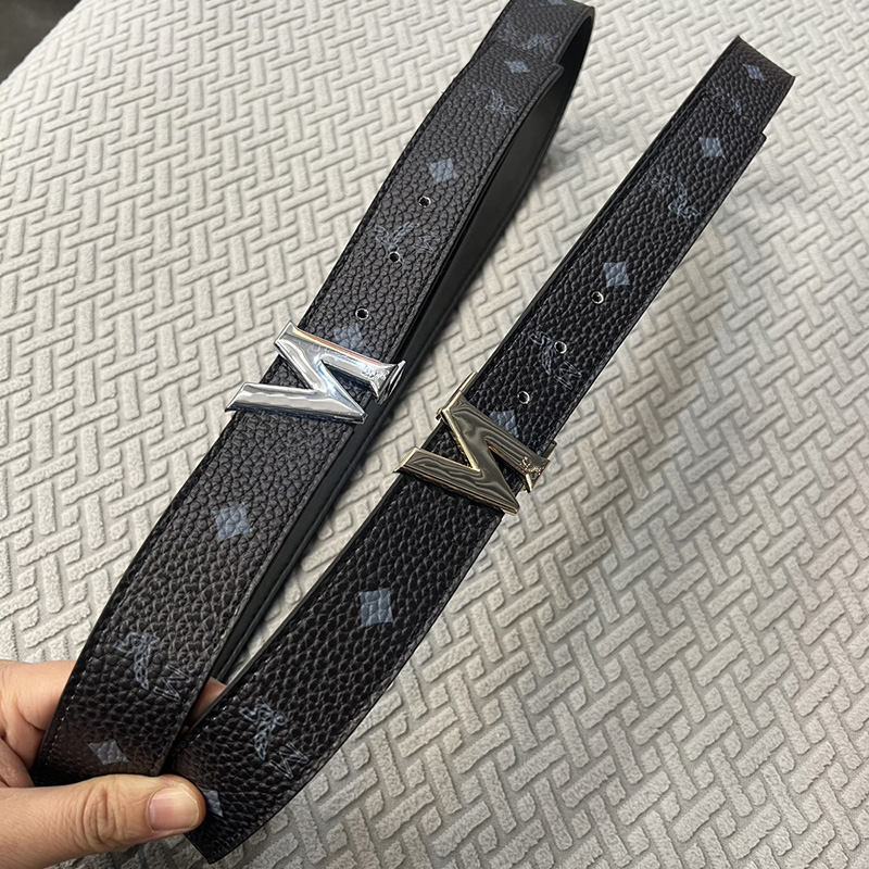 Belt designer belt fashion classic style leather material business men and women universal