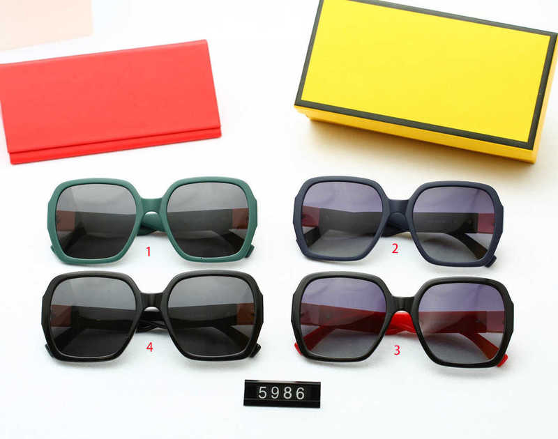 Солнцезащитные очки дизайнерские ювелирные ювелирные изделия мужская и женская большая каркасная декорирование пляжа Sun Shade Polarized