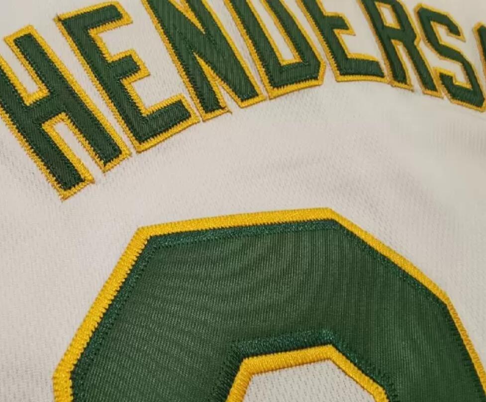 2023 S-4XL Custom Rickey Henderson Kyler Murray Trikot Stephen Vogt Jed Lowrie Stephen Piscotty Sean Murphy Elvis Andrus McGwire Bolt Athletics Reggie Jackson Brown