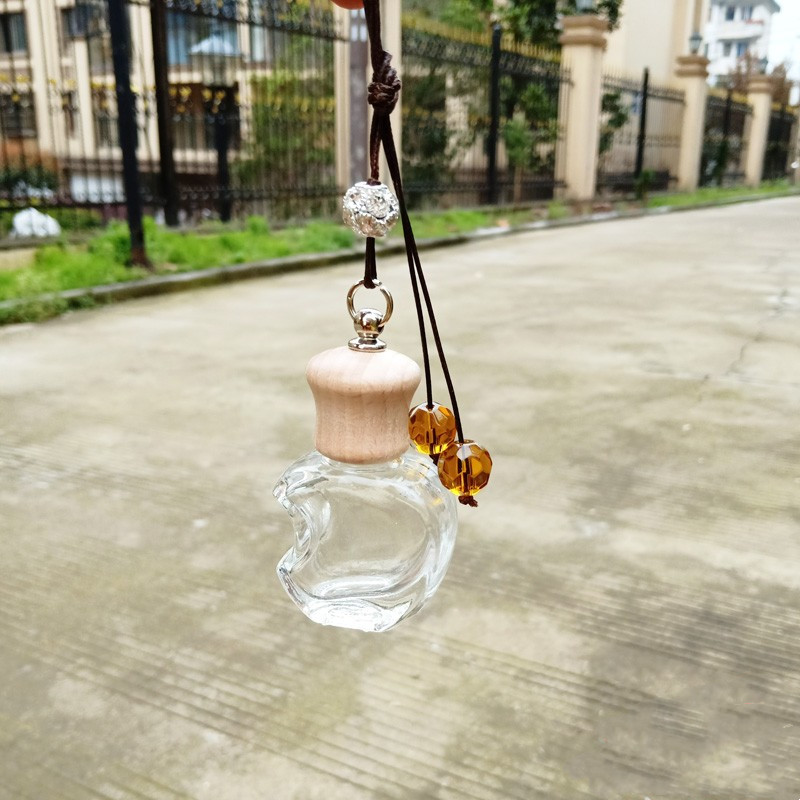 Auto parfum fles luchtverfrisser hangende etherische olie geur diffuser hanger auto ornament decoratie