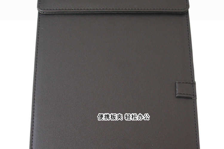 A5 Paper File Folder PU Leather Document Clipboard for Meeting Report Magnetic Drawing Writing Pad Menu Clip Board