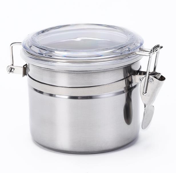 Stainless Steel Moisture Storage Jars Tank Moisture Proof Tobacco Jar Foods Case Cans For Dab Rigs Smoking Accessories Kitchen Tool