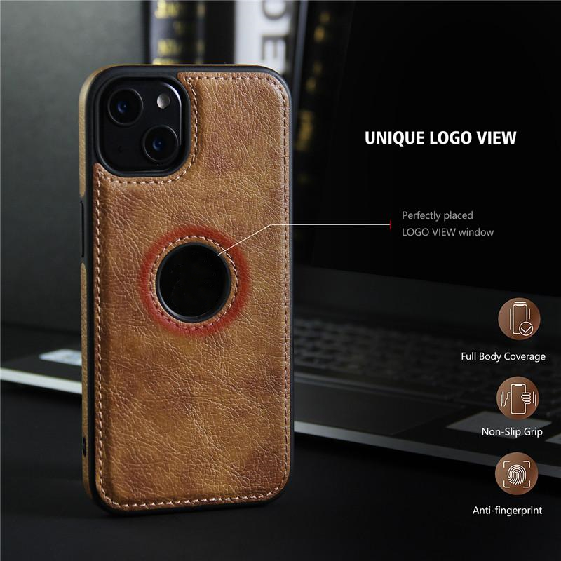 Premium Business Leather Case Soft TPU Full Protection Phone Cases Cover For iPhone 14 13 12 Mini 11 Pro Max X Xr Xs Max 8 7Plus Samsung S20 S21 S22 Ultra Plus