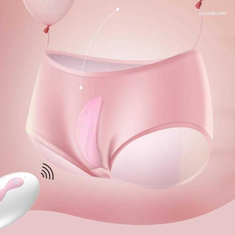 Articles de beauté Vibromasseur de culotte portable avec culotte télécommandée sans fil Vibrant Imperméable Stimulateur clitoridien invisible Jouets sexy pour nouveau