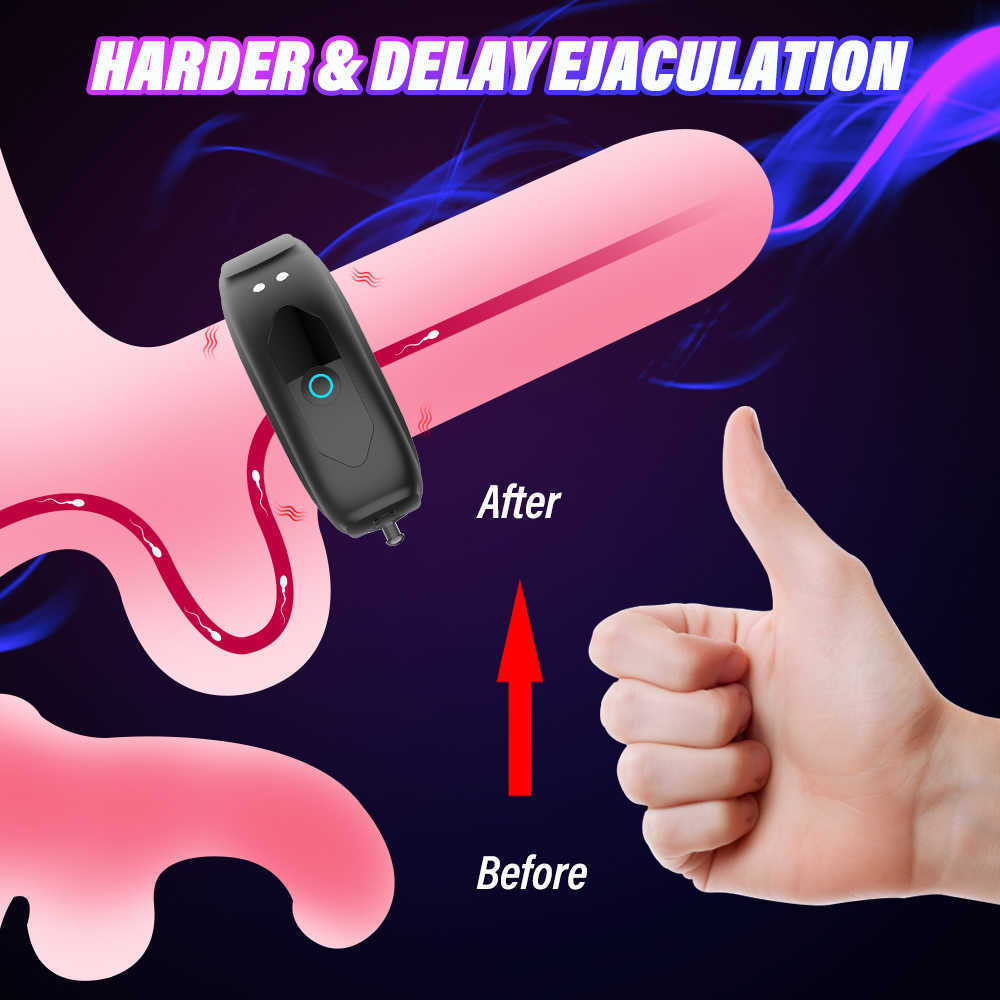 Articles de beauté Réglable Cockring Vibrator sexy Toys Masturbateur masculin sexyy pour hommes Ceinture de chasteté Éjaculation retardée Anneaux de pénis Vibrant