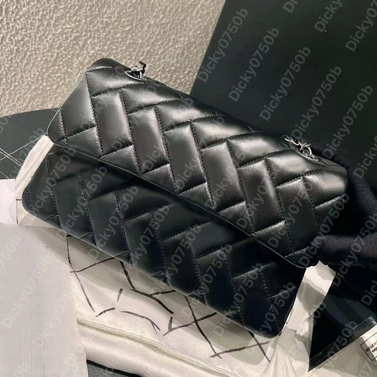 Designer purse Luxury bags so black chain shoulder bags woc Tasche classic flap Women sac de luxe Handbag Messenger bolsos dicky0750 caviar leather Bag Crossbody
