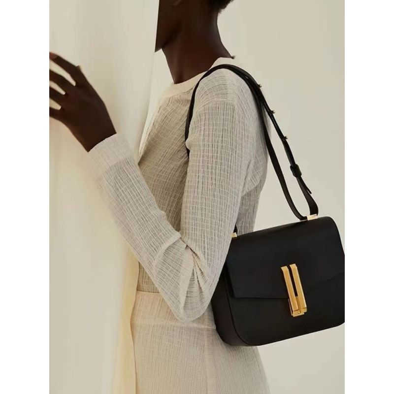 Luxury Designer Shoulder Bags Crossbody Bag 2023 New Demellier Women`s Leather One Shoulders Light Luxurys Small Square Bag Factory Direct Sales