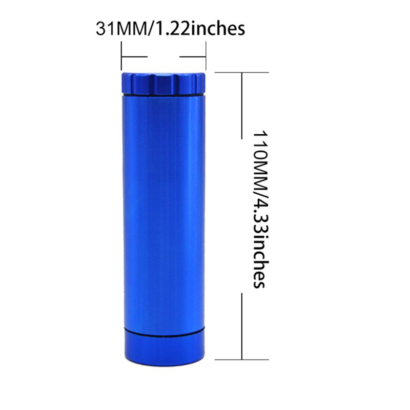 Colorful Aluminium Alloy Multi-function Dugout Grinder Kit Dry Herb Tobacco Filter Catcher Taster Bat One Hitter Portable Cigarette Holder Smoking Stash Case DHL