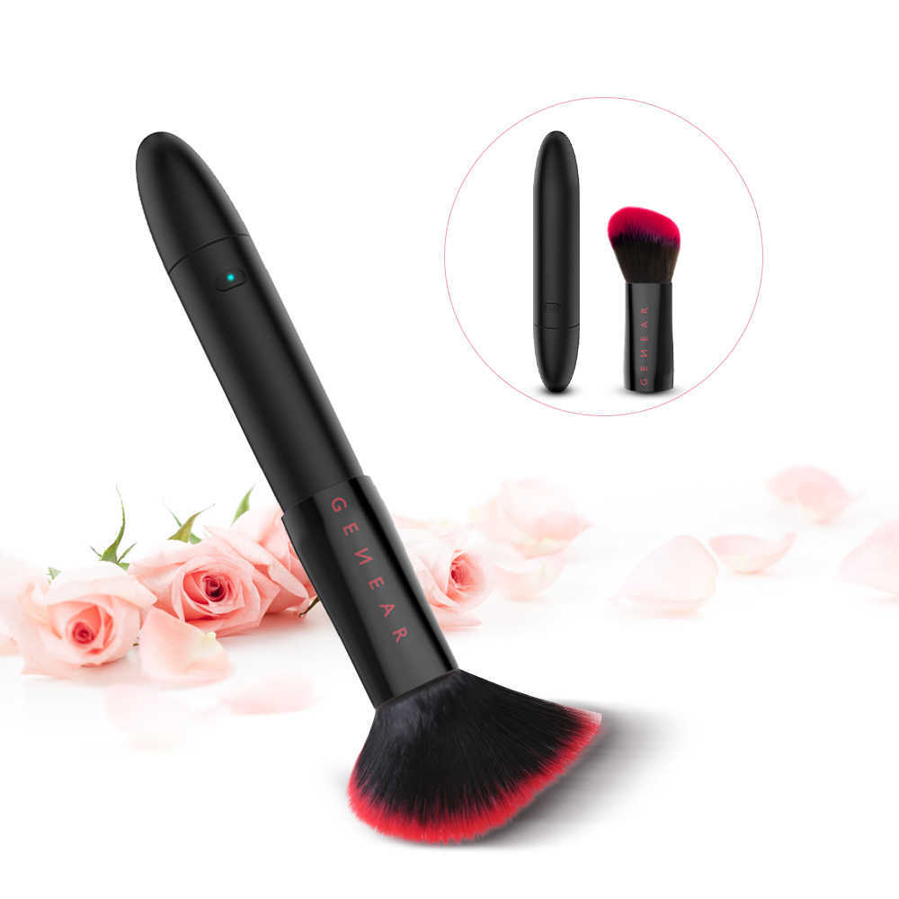 Beauty Items New 10 Speed Vibrator for Women Makeup Brush shaped G-Spot Massager Clitoris Stimulator Vaginal Clit Vibrating Adults sexy Toys