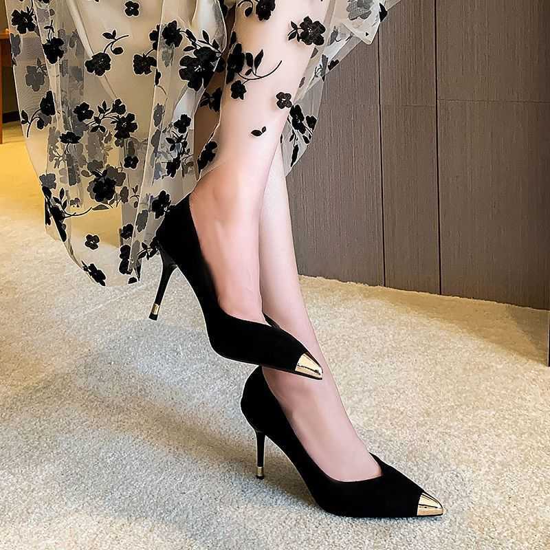 Scarpe eleganti Tacchi alti da donna Décolleté moda sexy Tacchi sottili a punta Eleganti scarpe da lavoro da donna romantiche feste 221224