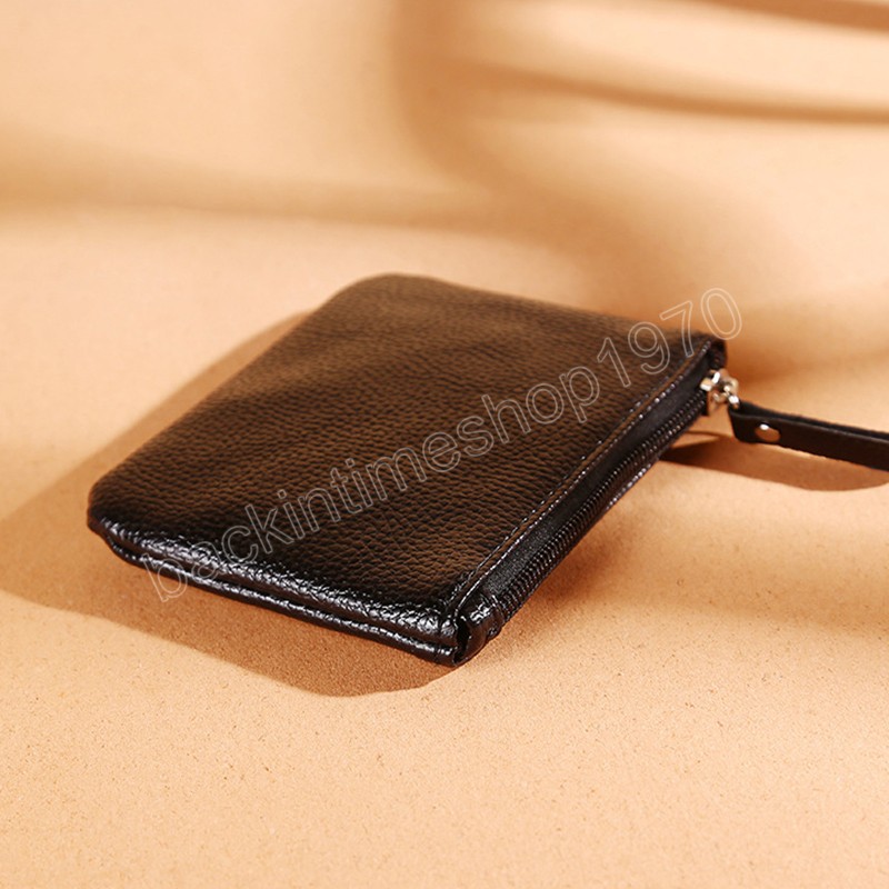 ジッパーの女性コイン財布女性ソフトPUレザーカードホルダーレトロウォレット小さなバッグコインポーチバッグ