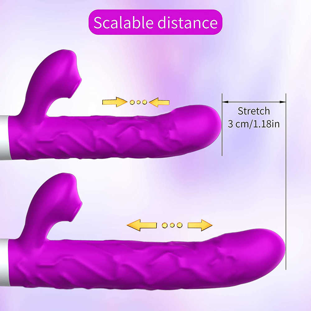 Skönhetsartiklar som driver sugande vibratorer stor dildo för kvinnor som roterar klitoris vagina stimulering avsugning kvinnlig vibrator sexiga leksaker