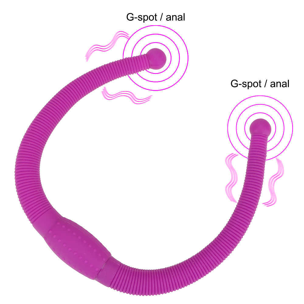 Компания красоты 12 скорость вагинального массажера гибкий штрапон вибраторы дилдо эротический г -н -пятно двойная голова анальная сексуальная игрушка для женщин лесбиянка