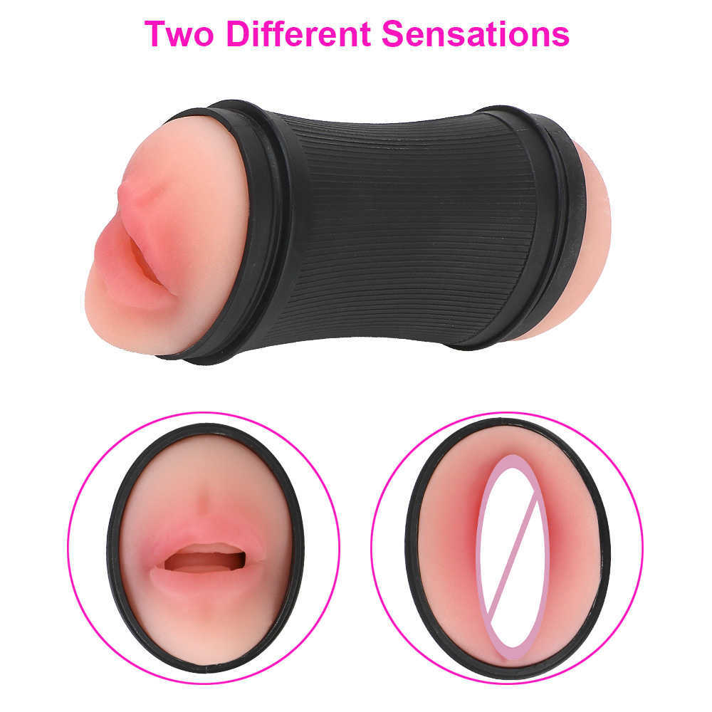 Beauty Items OLO sexy Toys for Men Deep Throat TPE Realistic Vagina Oral Mouth Male Masturbator Cup Blow Job Erotic