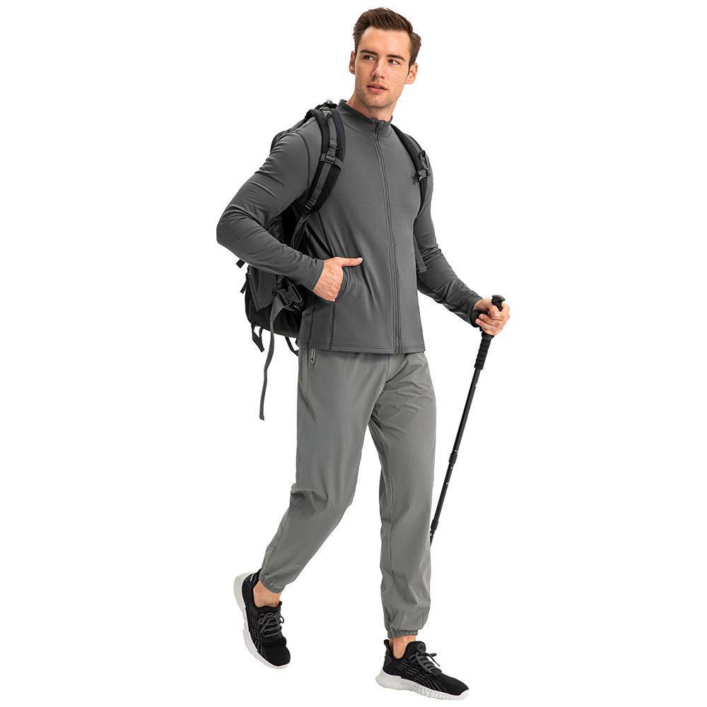 LUU Vestes Vêtements d'extérieur Manteaux Vêtements Sweats à capuche Survêtements de créateurs Veste décontractée pour hommes Veste de plein air à séchage rapide Sports de course pour hommes Top joggers Noir vert