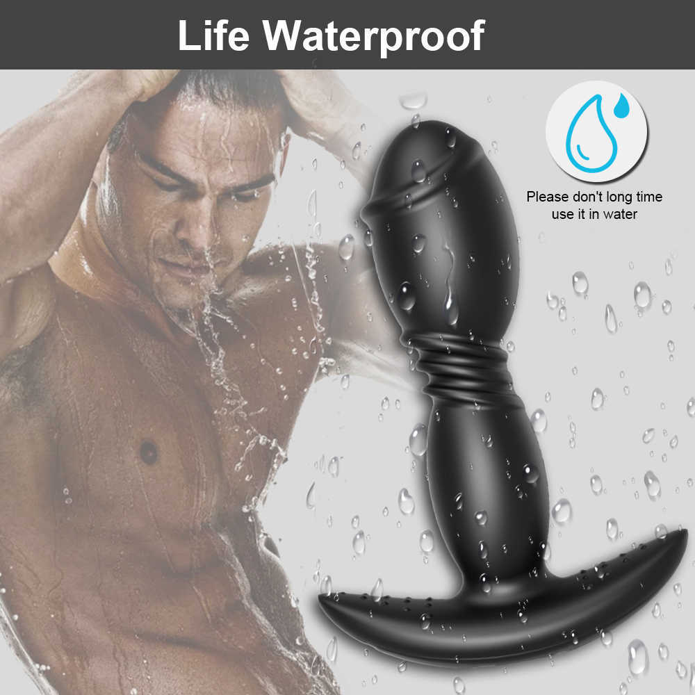 Articoli di bellezza Vibratore di controllo a lunga distanza APP Bluetooth Butt Plug Massaggio anale prostatico remoto Figa giocattolo sexy Prodotto adulti