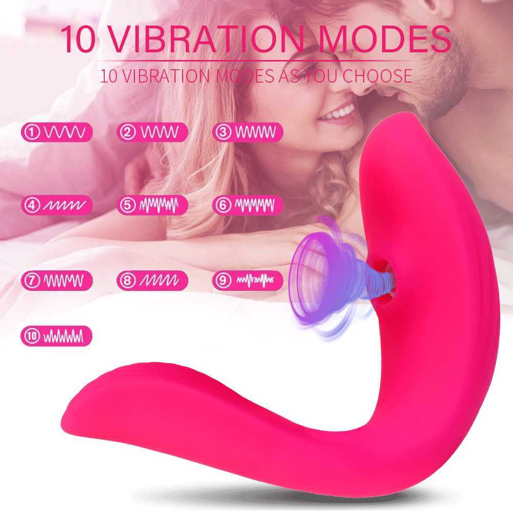 Articoli di bellezza Telecomando Succhiare la vagina Vibratore 10 modalità Masturbazione femminile sexy Mutandine Stimolatore clitorideo Adulti Giocattoli sexy le donne