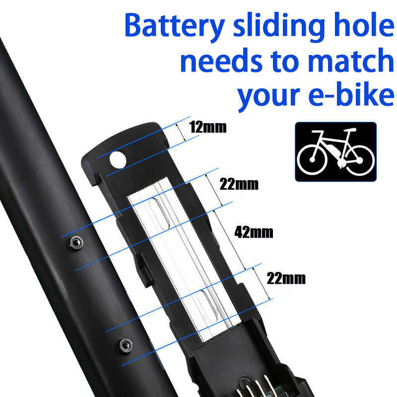 48V 19,2Ah 36V 52V 20Ah 28Ah Hailong Elektrische Fahrrad Li-oin Batterien E-Bike Batterie 18650 Zellen 250W 750W 1000W 1500W Motor