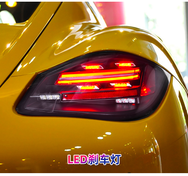 Bil TAILLIIGHTS MONTERING FOG REVERSE PARKERING RUNKTLIGHTER BAKSLAMP FￖR PORSCHE CAYMAN 987.2 BOXSTER LED TAIL LIGHT 2009-2013