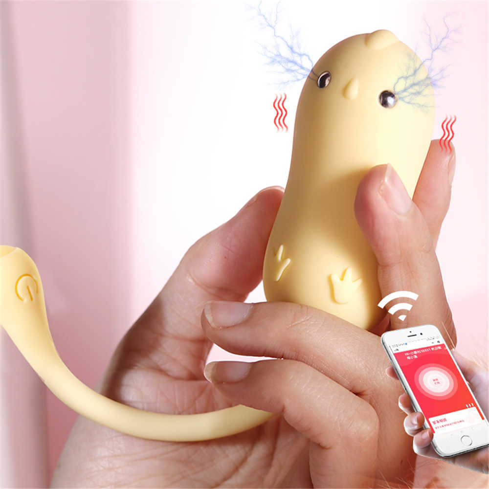 미용 품목 전기 충격 진동기 앱 여성을위한 원격 제어 마사지 자위 진동 달걀 g-spot 질 공 음핵 섹시한 장난감