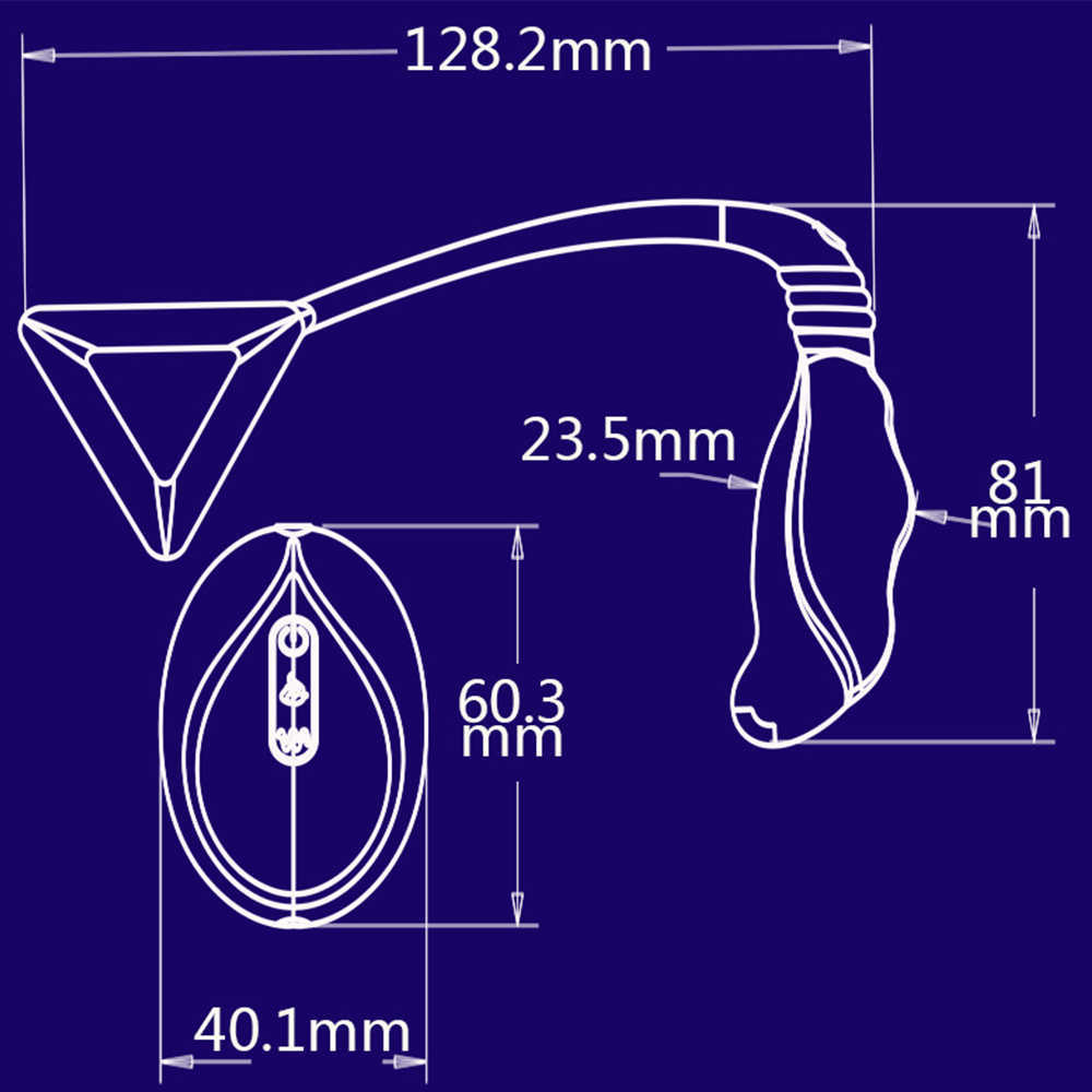 Skönhetsartiklar Uppvärmning av manlig prostata massage vibrator anal plug fördröjning utlösning ring rumpa fjärrkontroll sexiga leksaker för män 10 lägen