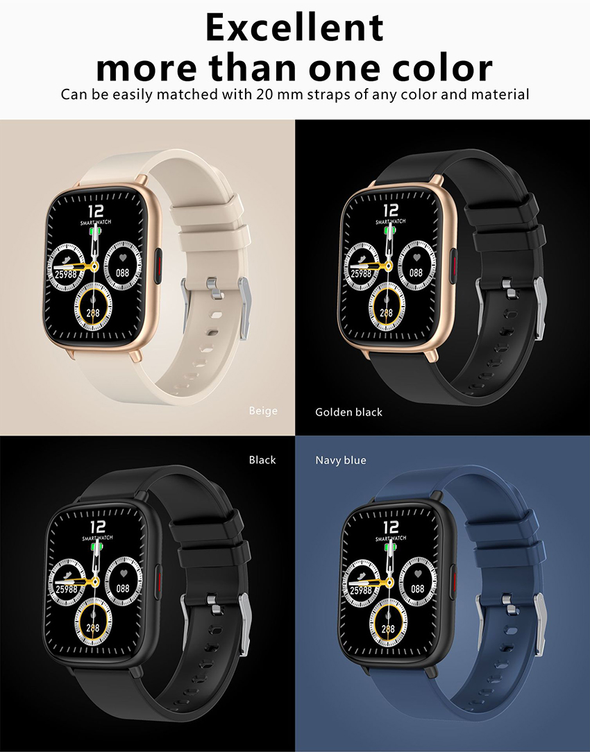Q9PRO GT2 Smart Watch uomo donna Fitness Smartwatch temperatura cardiofrequenzimetro Tracker IP68 orologio impermeabile Android IOS