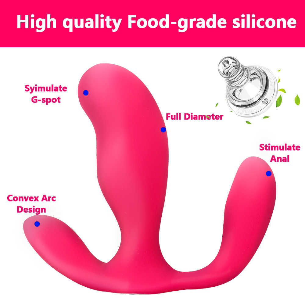 Schönheitsartikel OLO 7-Gang-G-Punkt-Anus stimulieren sexy Spielzeug für Frauen Vagina Orgasmus Fernbedienung 3 in 1 tragbarer Höschenvibrator Silikon