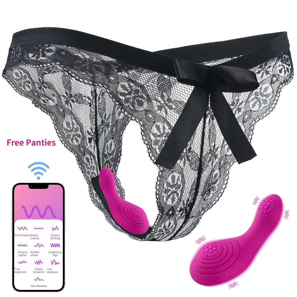 Articoli di bellezza Bluetooth Mutandine vibranti Giocattoli sexy coppie Invisibili Mutandine silenziose Vibratore G-spot Stimolatore clitorideo Dildo Adulto