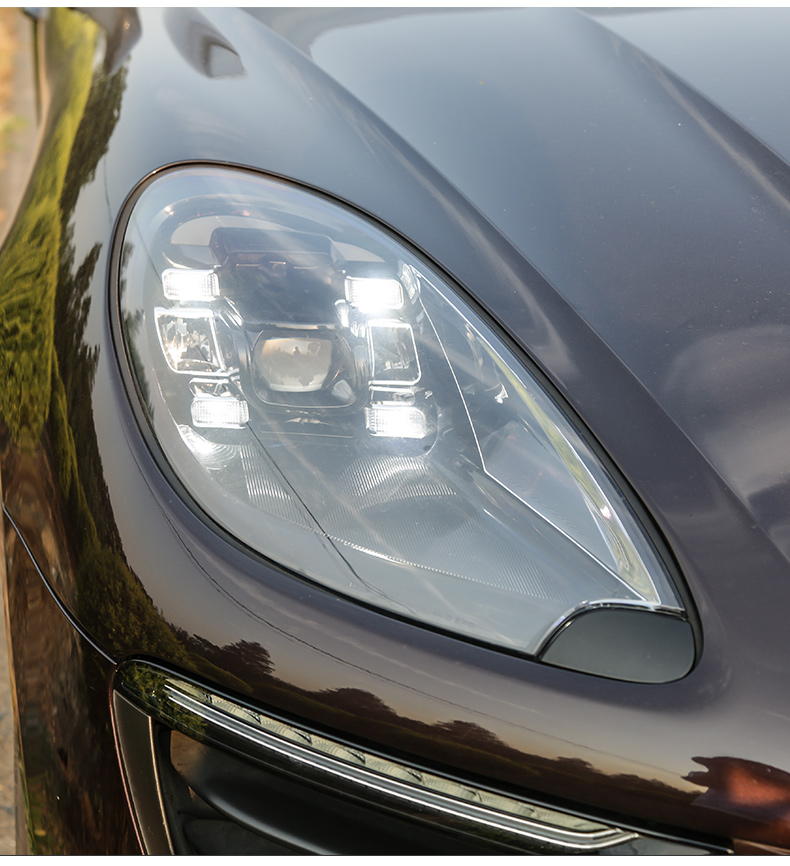 Phares de voiture Assemblage Dynamique Streamer Clignotant Voyant Pour Porsche Macan Phare LED Feux de jour Lampe Avant