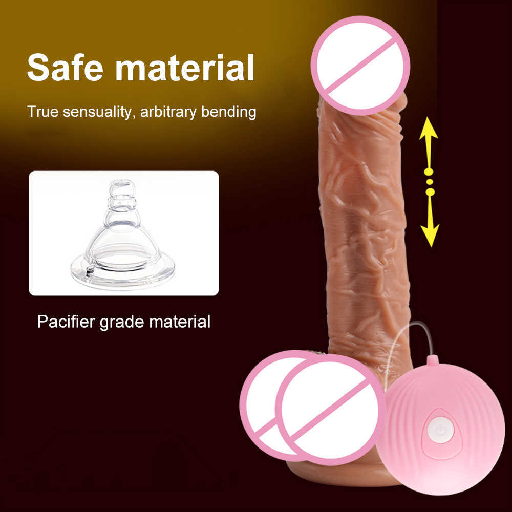 Beauty Items Draadloze Afstandsbediening Echte Penis Realistische Dildo Vibrator G-spot Massage Masturbatie Tong Likken Verwarming sexy Speelgoed Voor Vrouwen