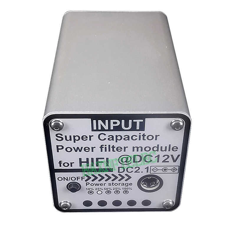 12V DC Power Filter Module Supercapacitor Energy Storage Basin voor audio- en videoapparatuur PI