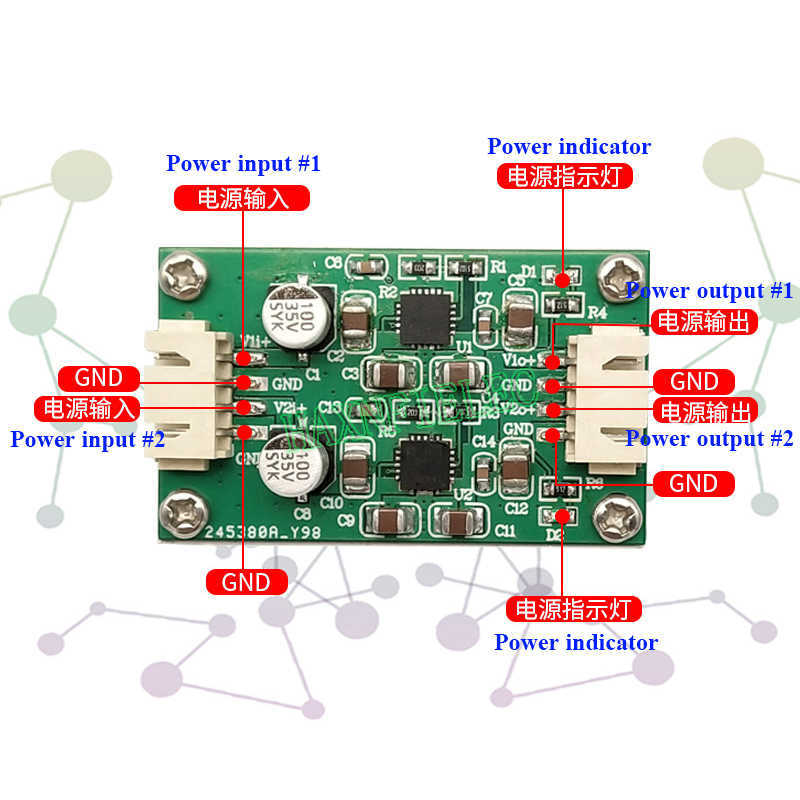 低ノイズ線形電源モジュールデュアル出力5V 9V 12V 15V DAC ADC RF DC-DCオーディオアンプに使用