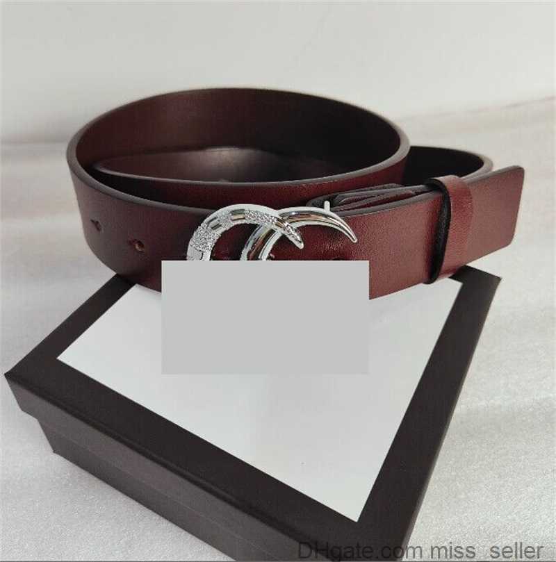 Klassisk lyx Mens Designer Belt Ceinture Homme äkta läderbokspänne 2 0 3 3 4 3 8CM Cintura Valentine S Day Gift Belt307T
