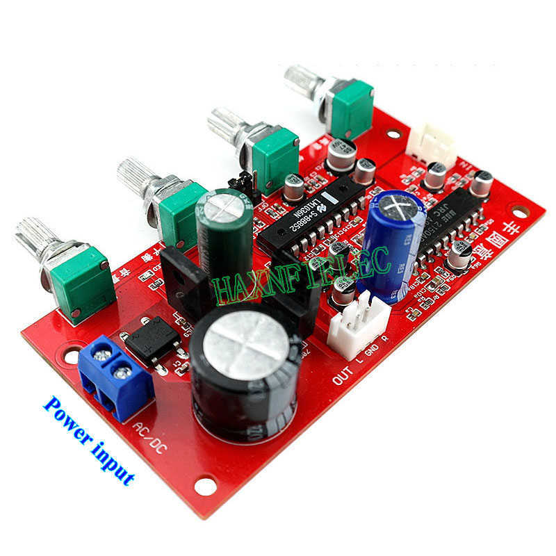LM1036 aggiunta JRC2150 BBE modulo di controllo del volume della scheda audio potenziamento degli acuti