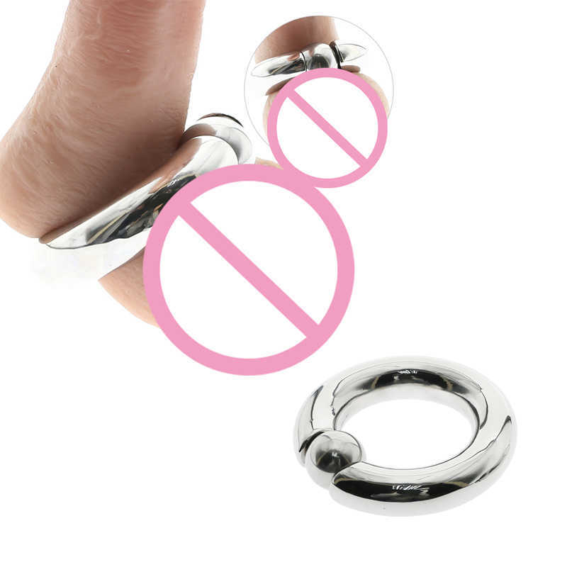 Beauty Items 280g BDSM Stainless Steel Penis Lock Cock Ring Heavy Duty Weight Metal Ball Stretcher Scrotum Delay Ejaculation sexy Toy for Men