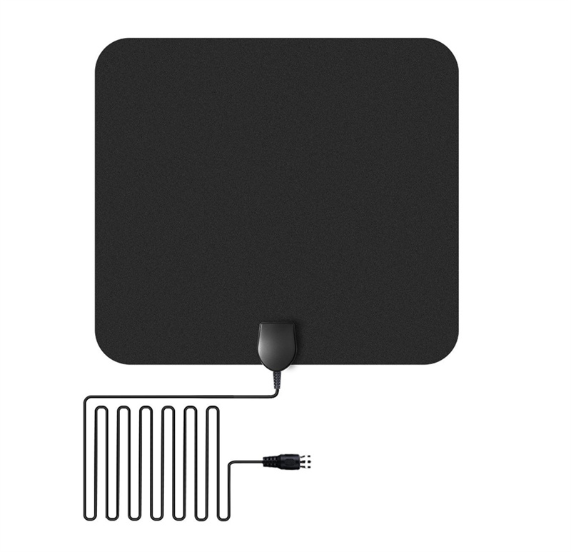 ATSC DVB T2 HDTV Antenna TV 1080P 50 Miles Indoor Digital HDTV Antenna Easy Installation Antenna for TV High Reception Amplified